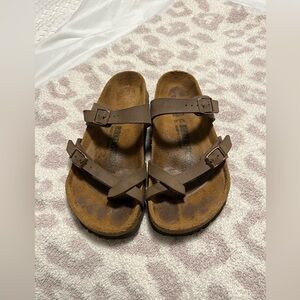 Brown Strappy Sandals